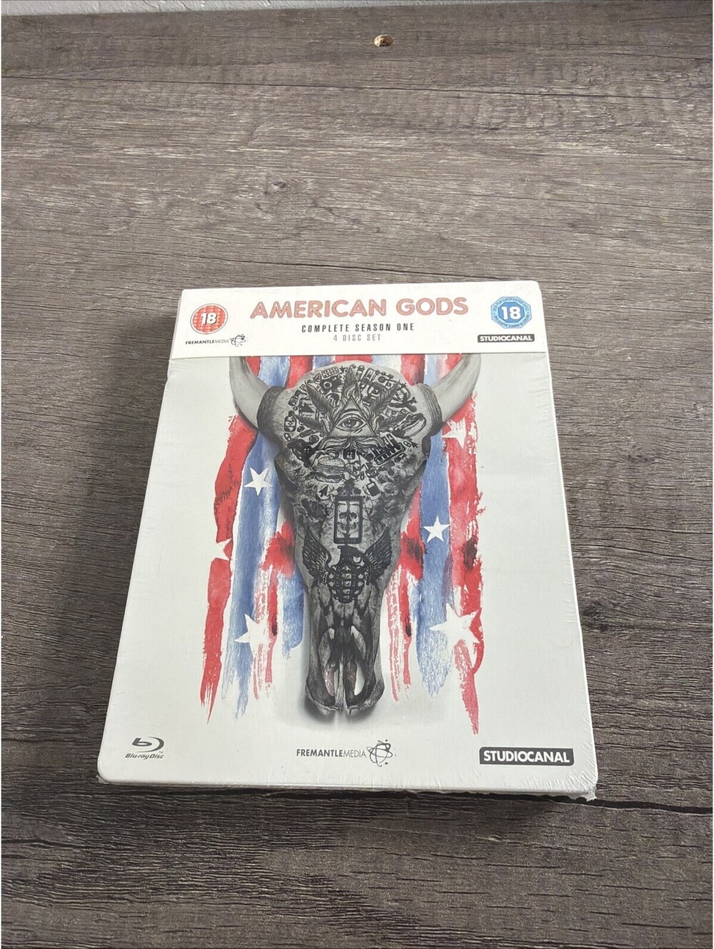 American Gods Steelbook Blu ray Season 1 New Sealed UK Edition Region B